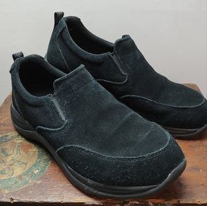 L.L. Bean black suede slip on Men's Shoes Size 10.5